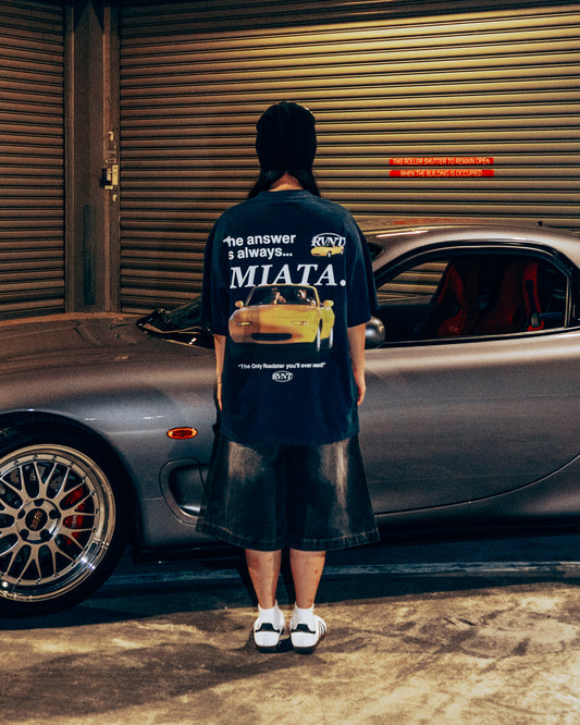 Miata Club Tee in Retro Blue