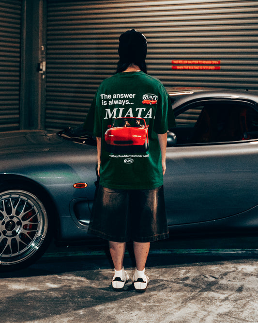 Miata Club Tee in Retro Green
