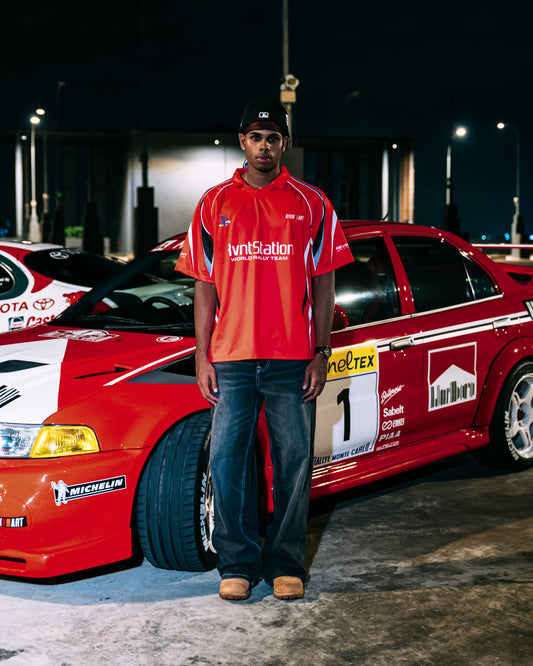 Mitsubishi WRC Jersey in Red