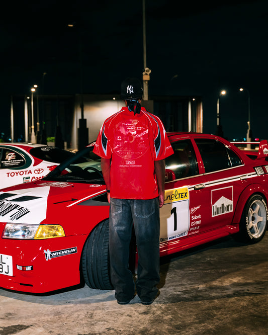 Mitsubishi WRC Jersey in Red