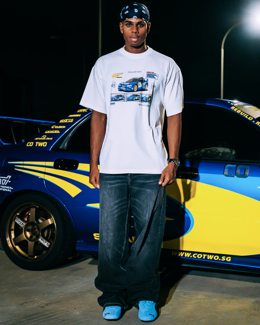Subaru WRC Tee in White