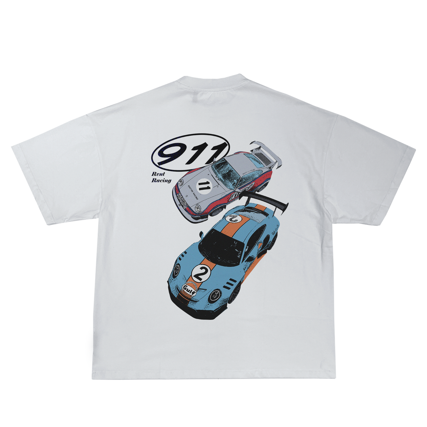 Porsche 911 Duo Tee in White