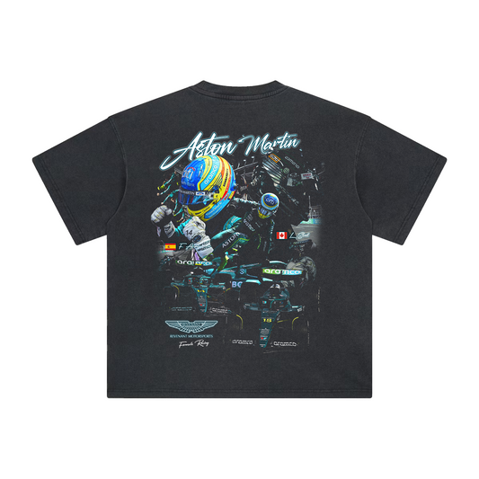Aston Martin '25 Tee in Washed Black