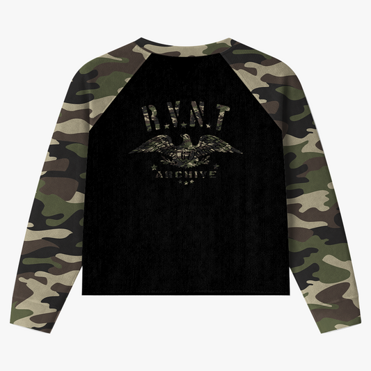 Camouflage Thermal Waffle Knit