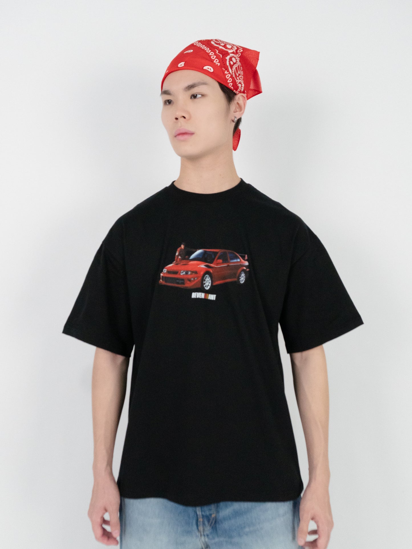 Mitsubishi Evo VI Tommi Makinen Edition Tee in Black