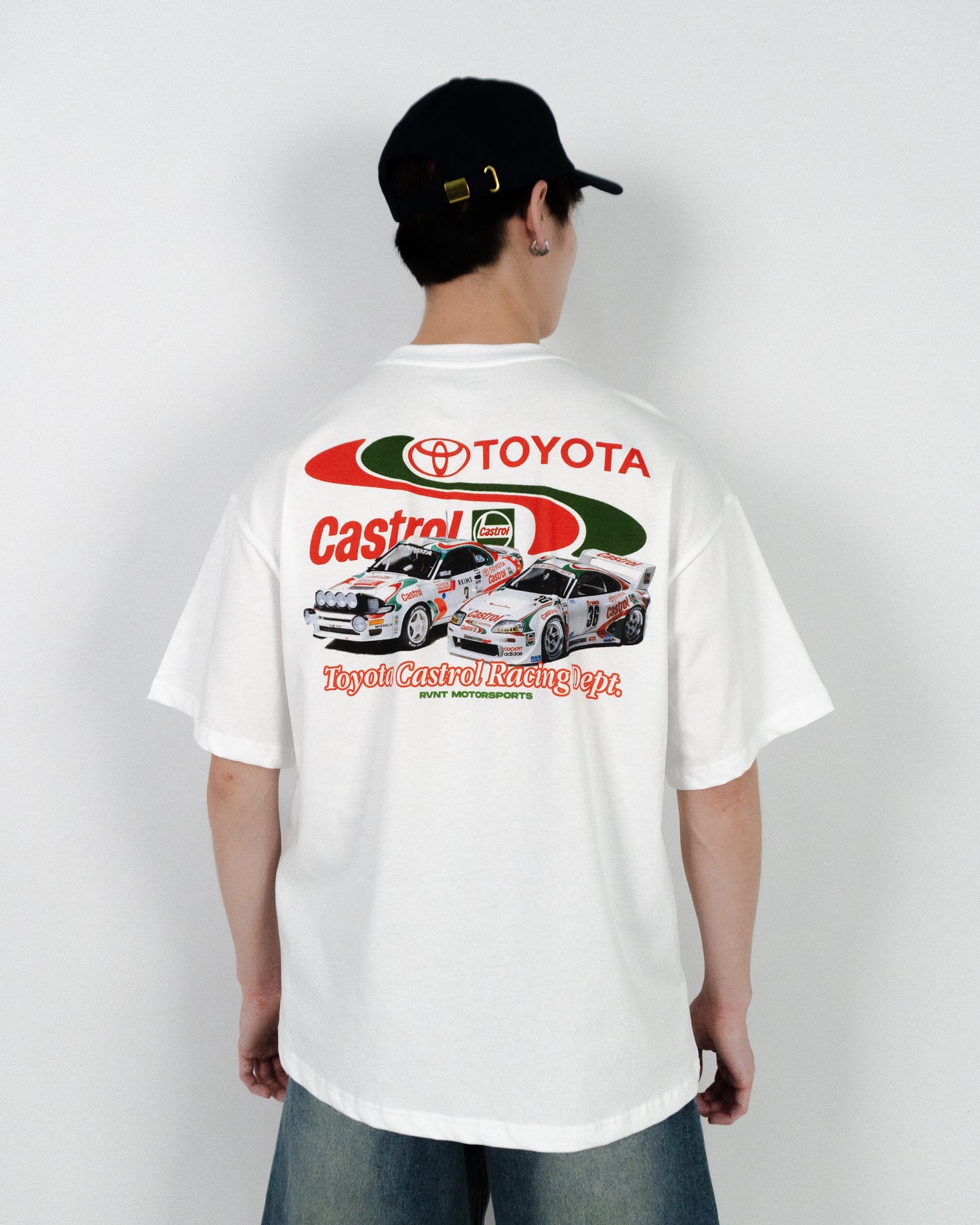 Castrol Toyota Racing Tee in White