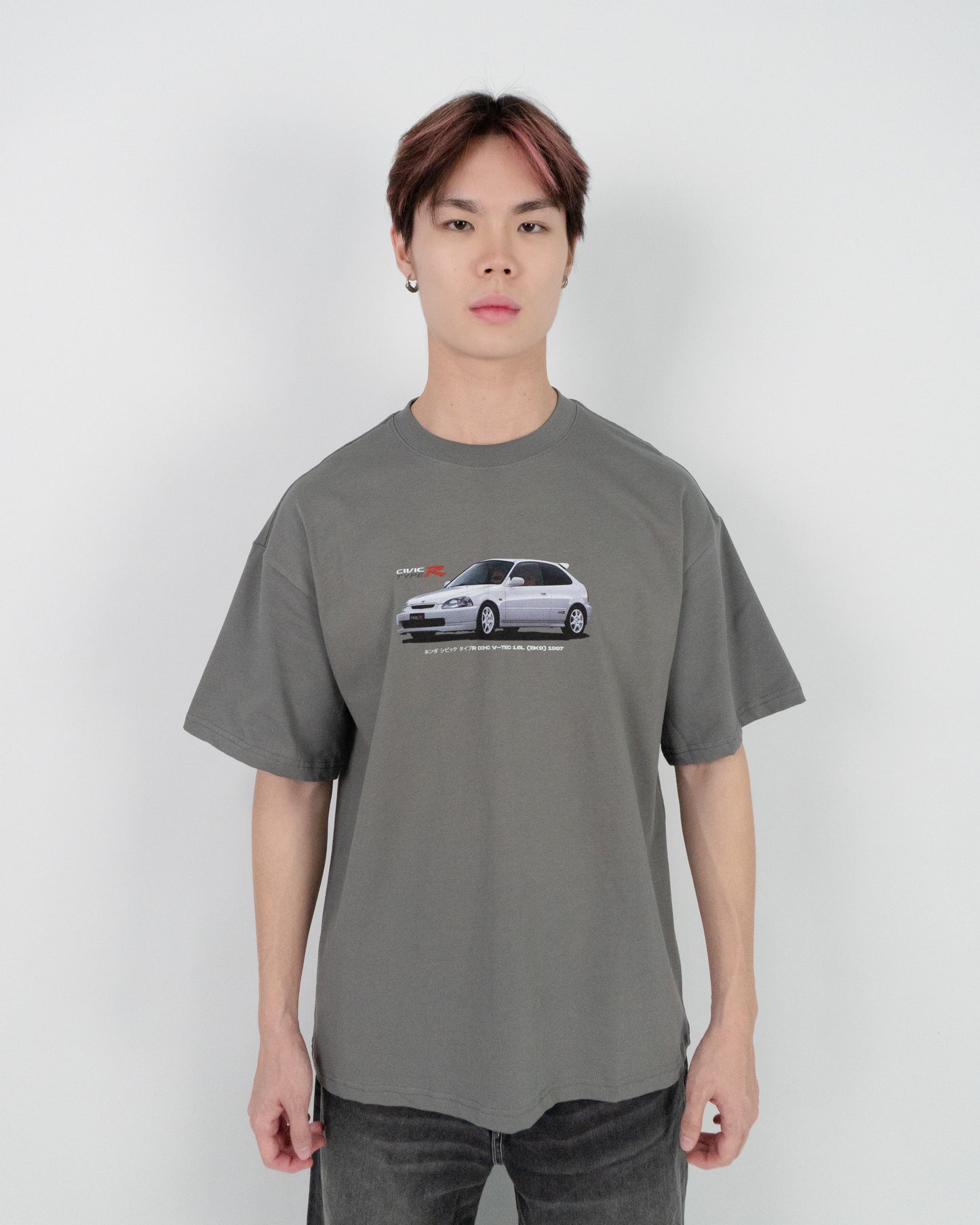 The Power of Dreams Civic Type R Tee in Grey