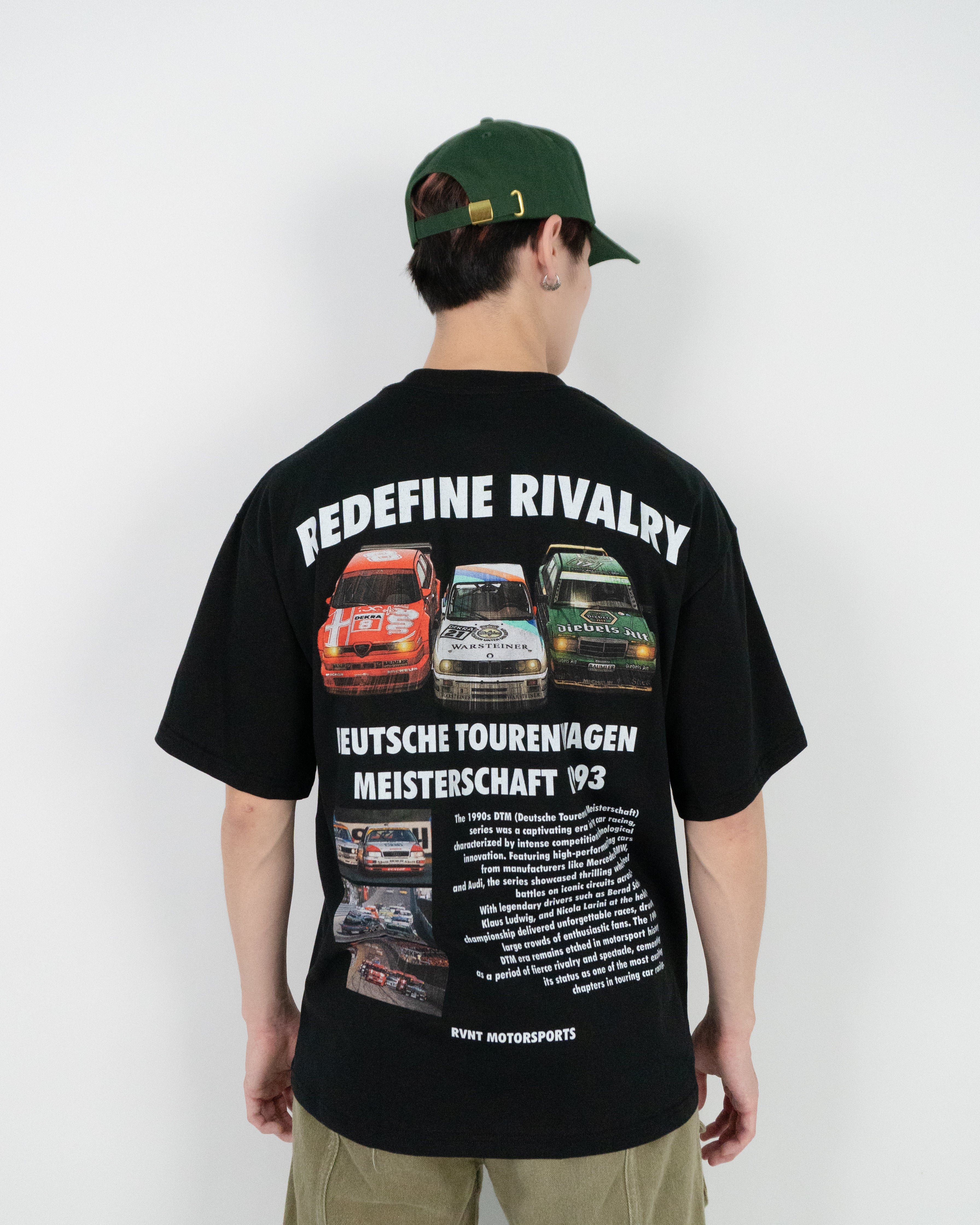 90's DTM Redefine Rivalry Tee in Black