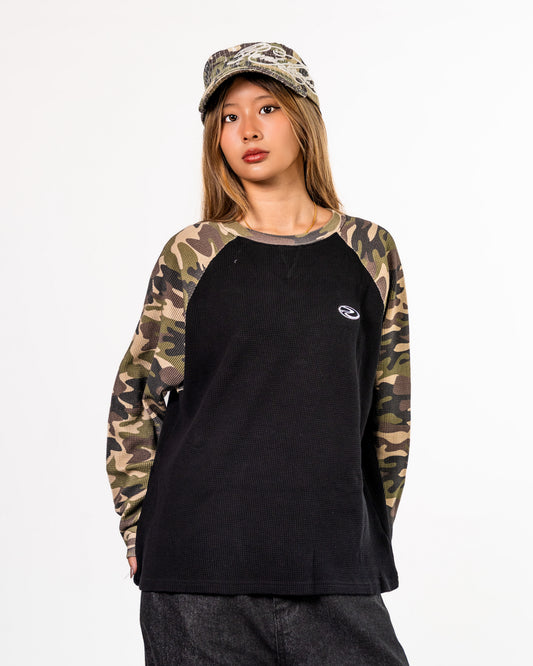 Camouflage Thermal Waffle Knit