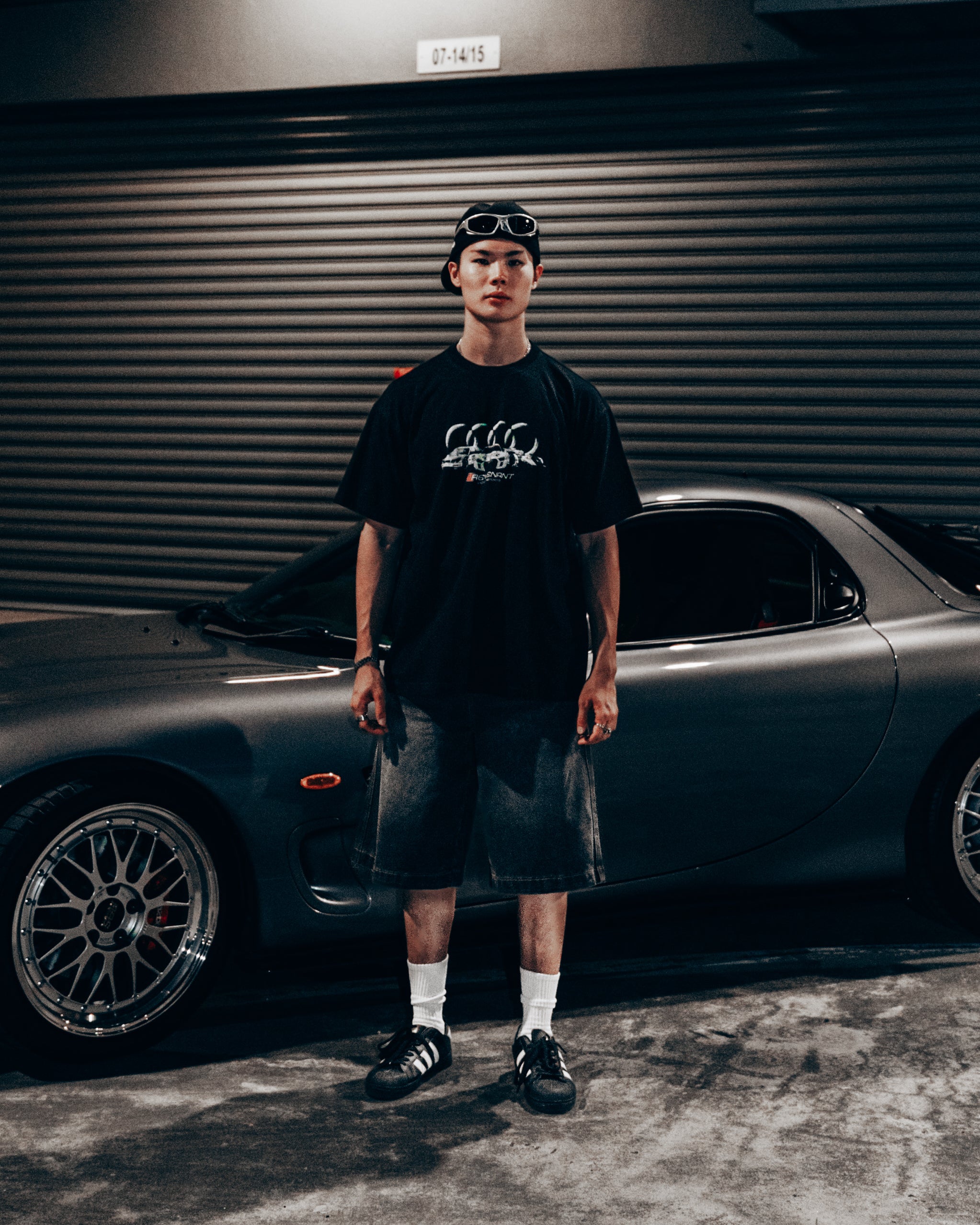 Audi Quattro Sports Tee in Black