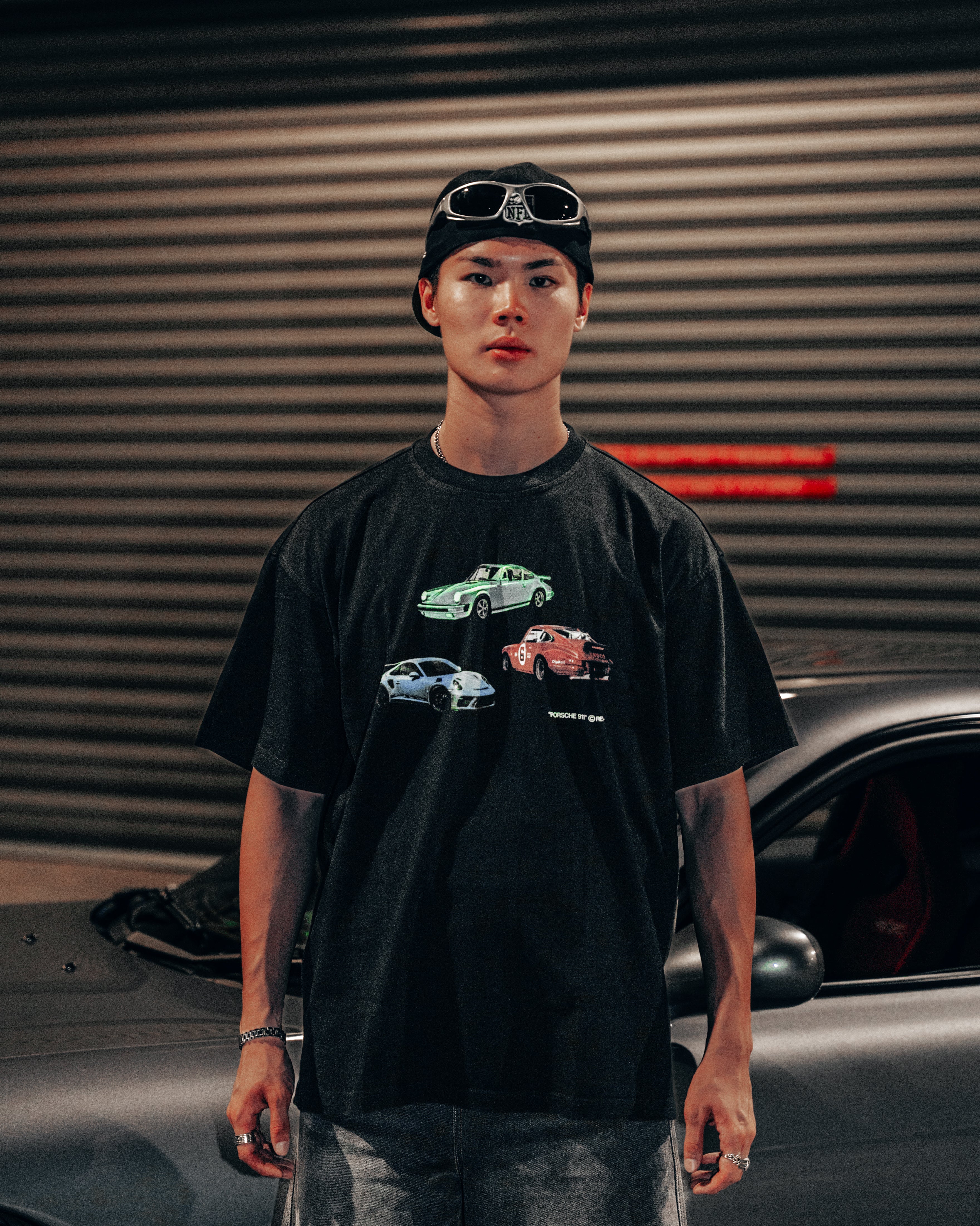 Porsche 911 Tee in Black