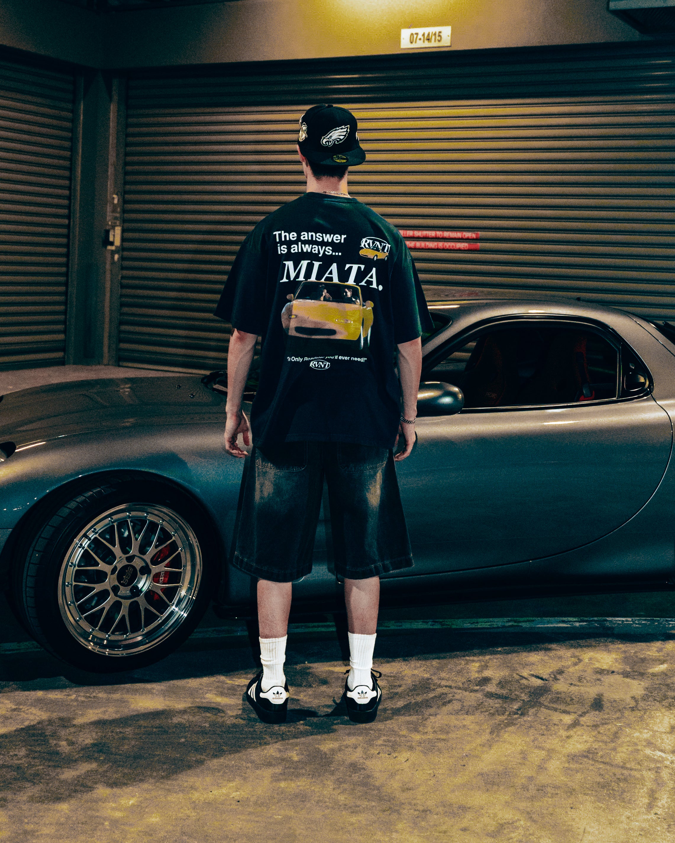 Miata Club Tee in Retro Blue