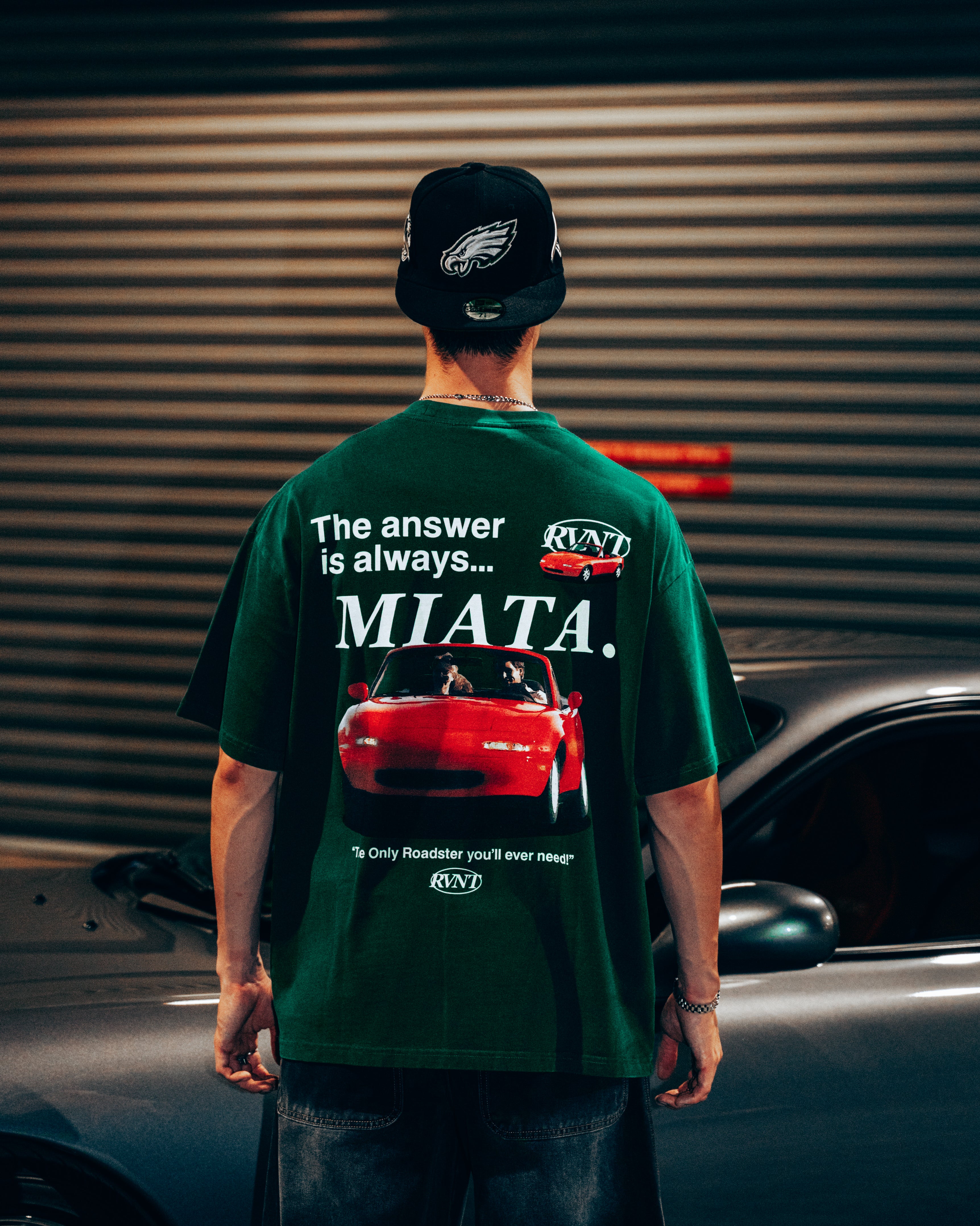 Miata Club Tee in Retro Green