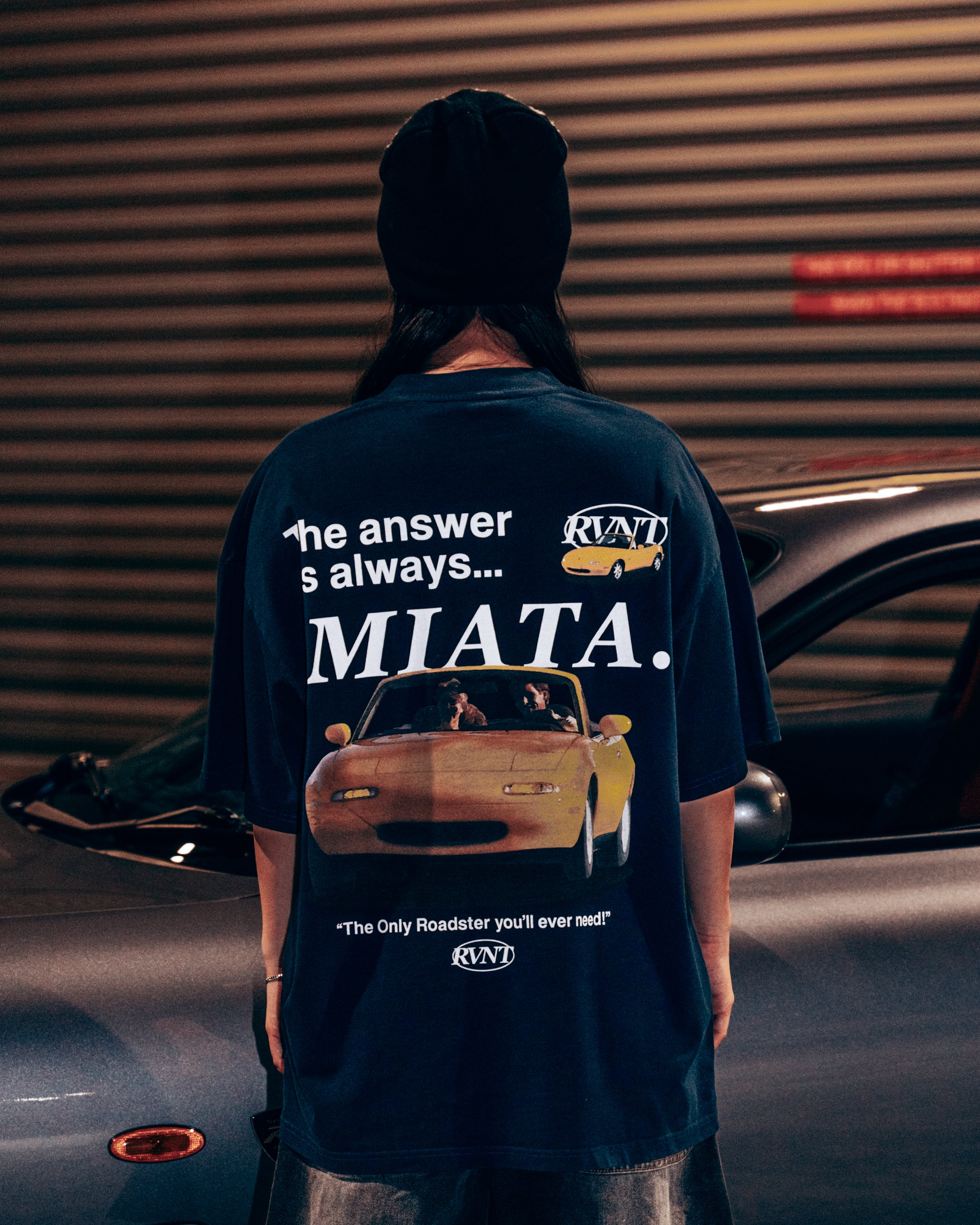 Miata Club Tee in Retro Blue