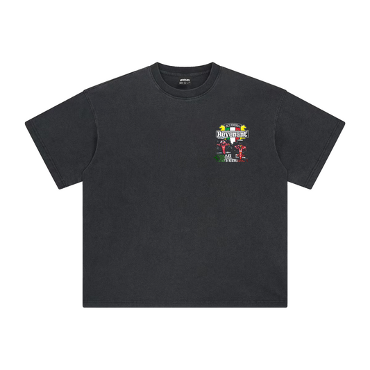Scuderia Ferrari '25 Tee in Washed Black