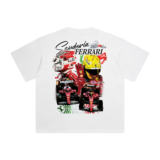 Scuderia Ferrari '25 Tee in White