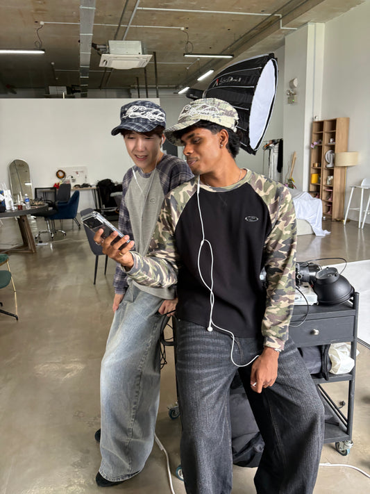 Camouflage Thermal Waffle Knit