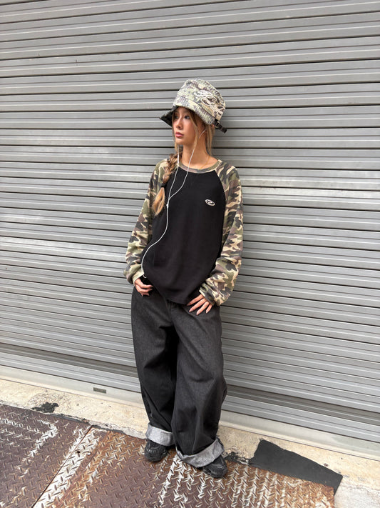 Camouflage Thermal Waffle Knit