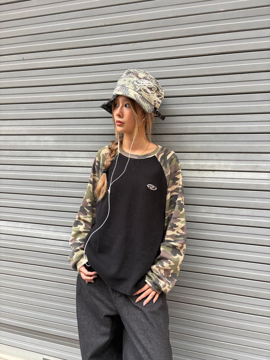 Camouflage Thermal Waffle Knit