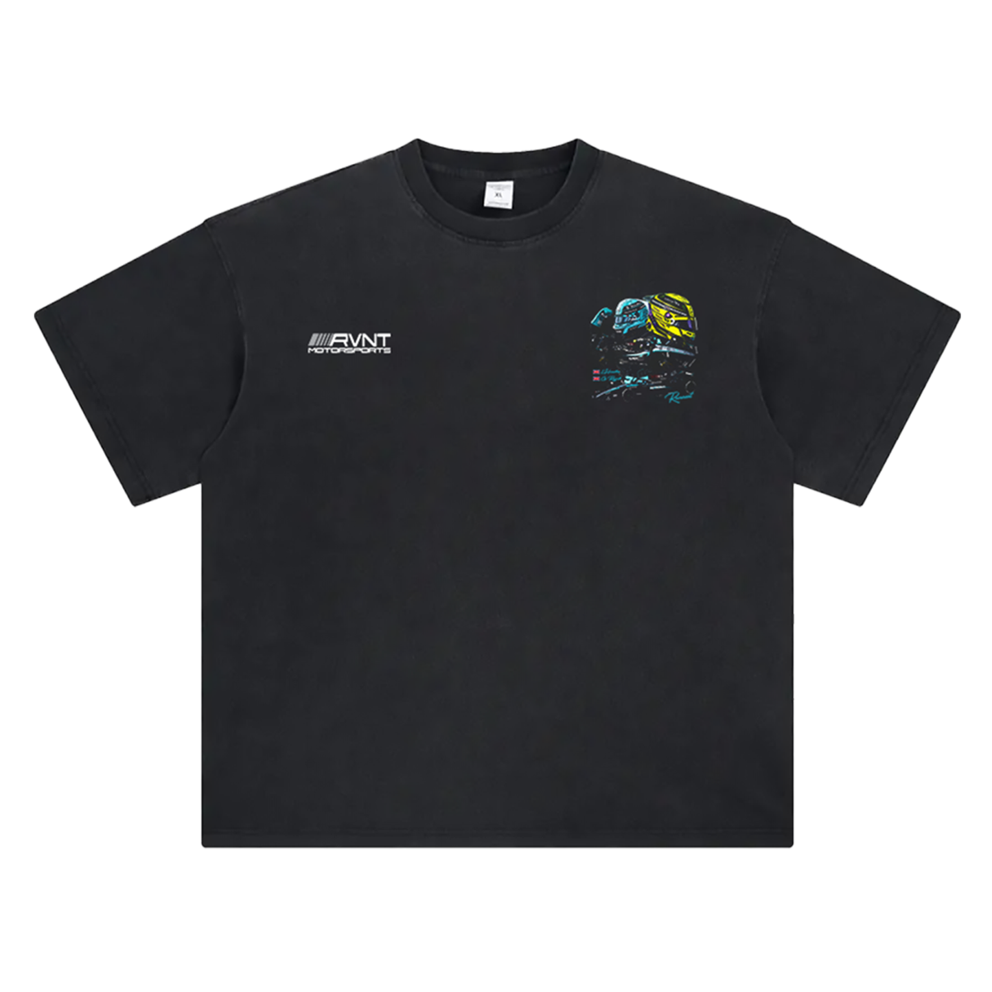 Mercedes AMG Tee in Washed Black