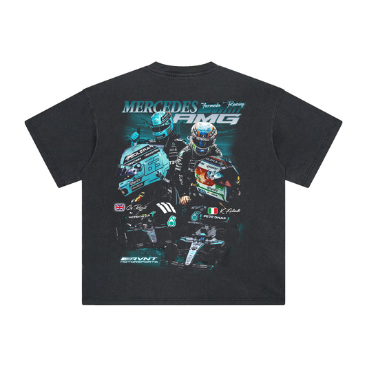Mercedes AMG '25 Tee in Washed Black