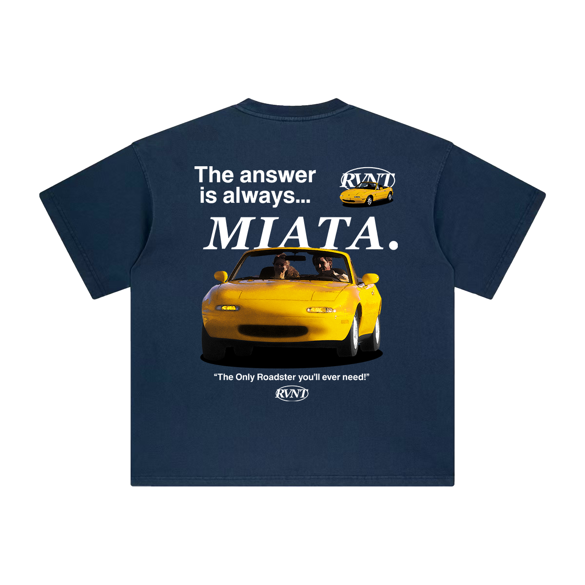 Miata Club Tee in Retro Blue