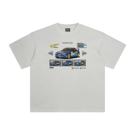 Subaru WRC Tee in White