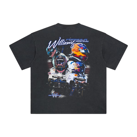 Williams Racing '25 Tee in Washed Black
