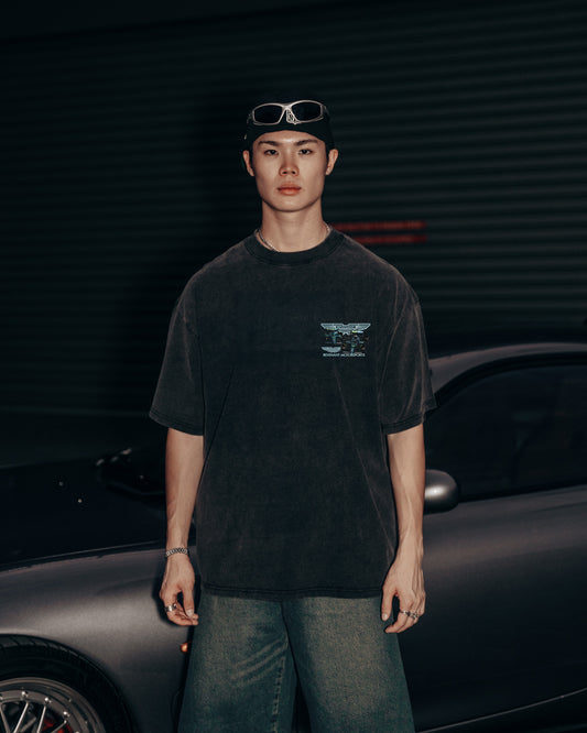 Aston Martin '25 Tee in Washed Black