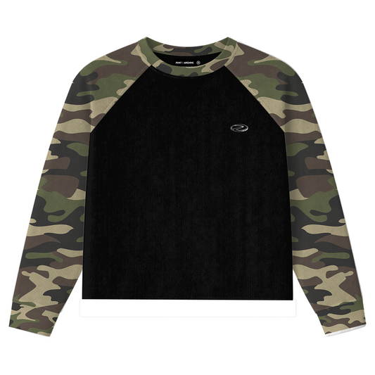 Camouflage Thermal Waffle Knit