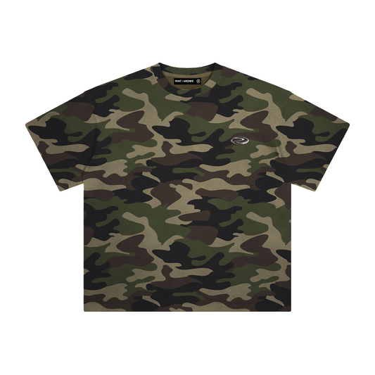 Camouflage Boxy Cropped Tee