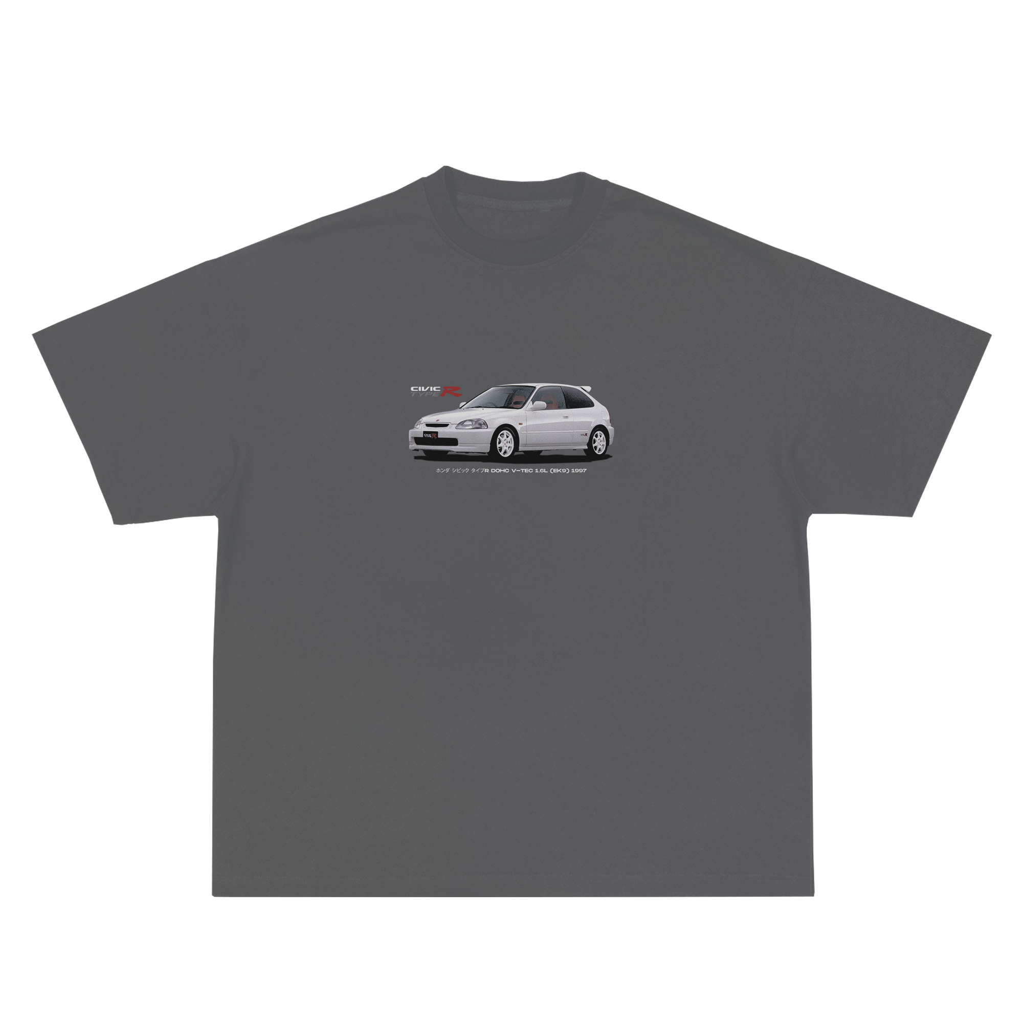 The Power of Dreams Civic Type R Tee in Grey