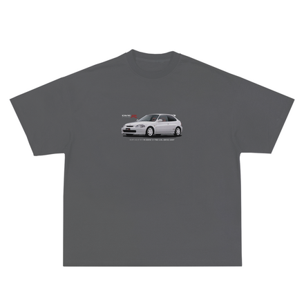 The Power of Dreams Civic Type R Tee in Grey