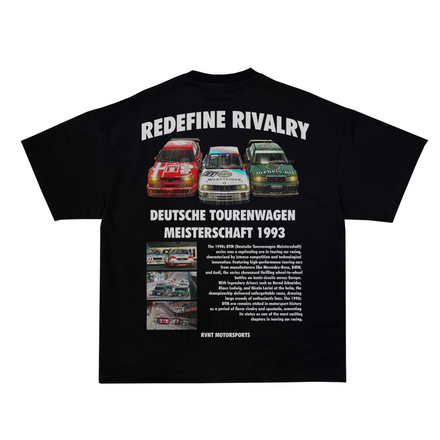 90's DTM Redefine Rivalry Tee in Black