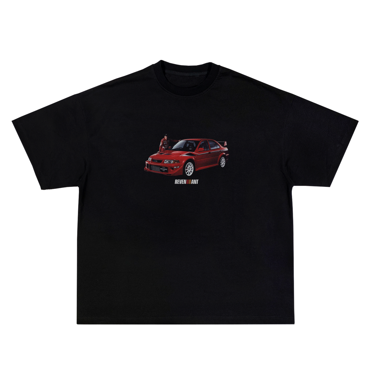 Mitsubishi Evo VI Tommi Makinen Edition Tee in Black