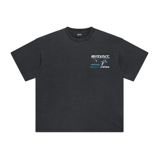 Mercedes AMG '25 Tee in Washed Black