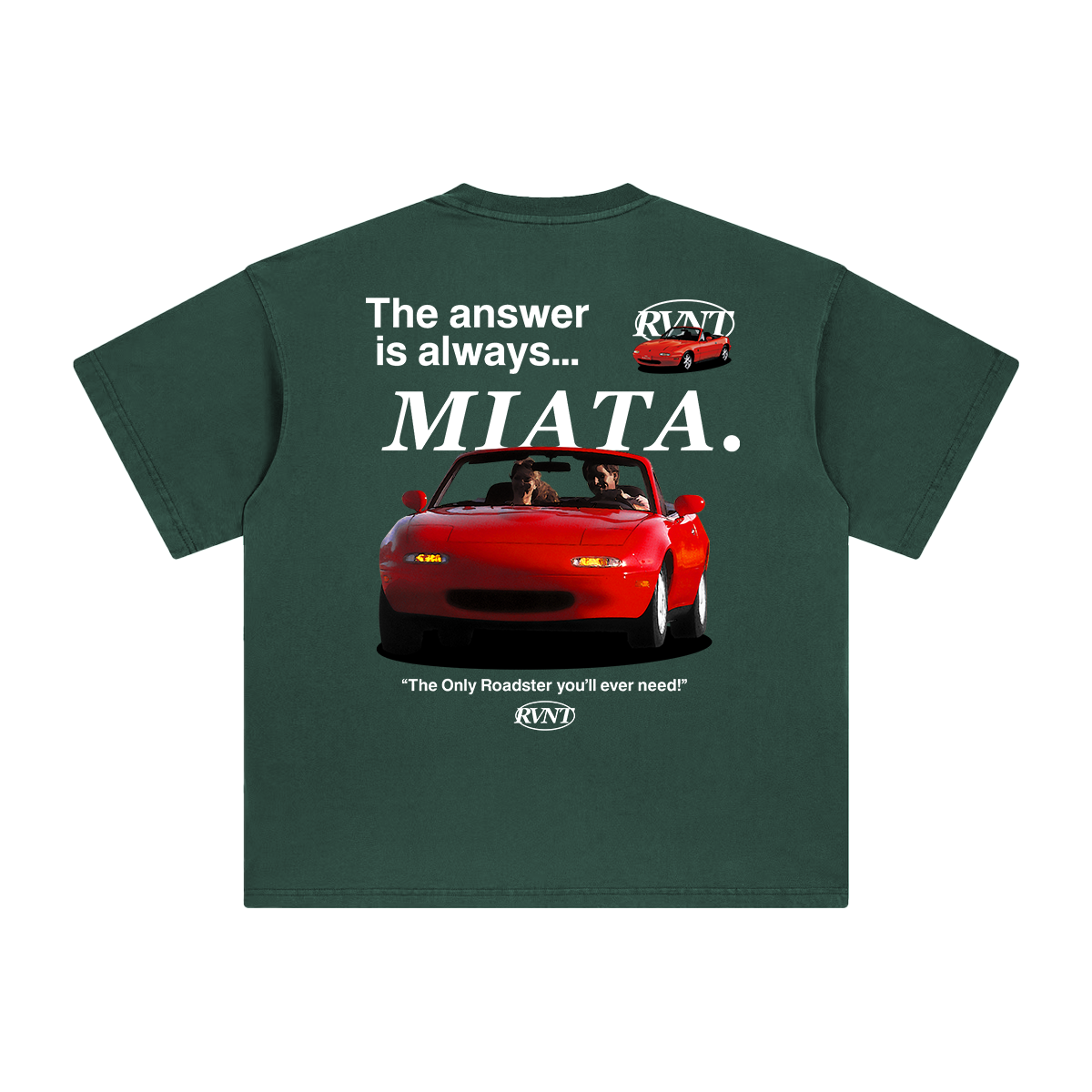 Miata Club Tee in Retro Green