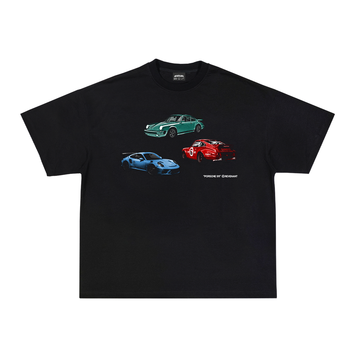 Porsche 911 Tee in Black