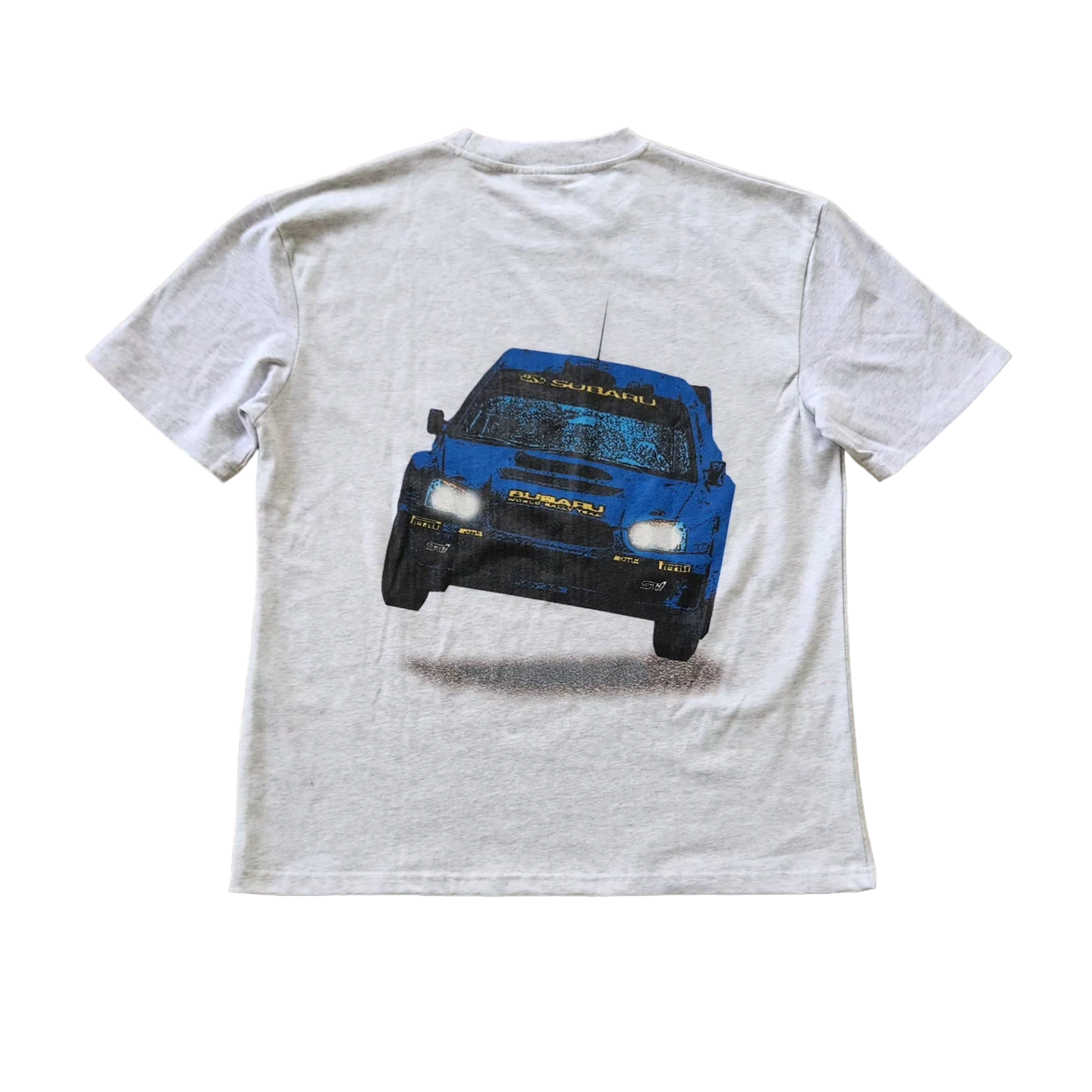 Subaru World Rally Team Tee in Light Grey Marl